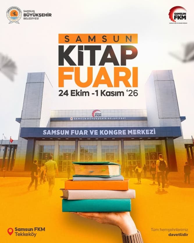SAMSUN KİTAP FUARI 24 EKİM’DE KAPILARINI AÇIYOR